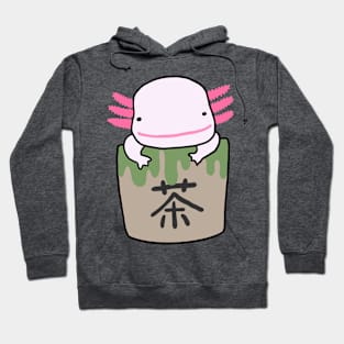 Axolotl in Japanese Tea Hoodie